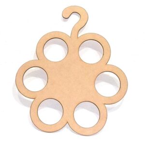 Percha para pañuelos flor MDF 3mm