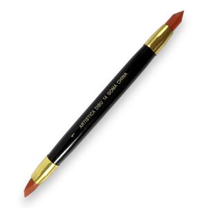 Pincel de goma doble punta Nº 1