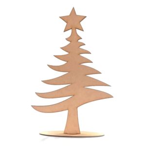 Pino grande con pie 38 cm. MDF 3mm