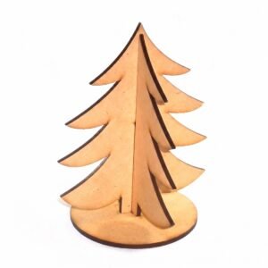 Pino 3D grande 15 cm. MDF 3mm