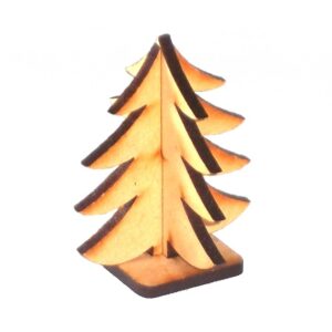 Pino 3D grande 15 cm. MDF 3mm