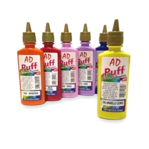 Pintura Puff AD pomo 40ml. - Amarillo cadmio