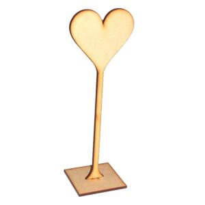 Porta-colitas MDF 3mm - Corazon