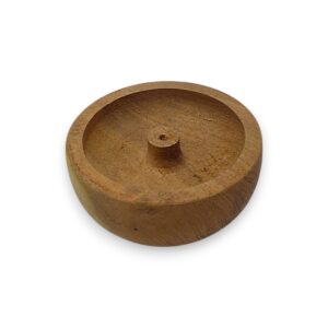 Porta sahumerios madera algarrobo crudo para pintar