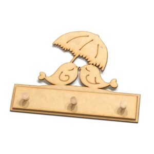 Porta-llaves calado MDF 3mm - Mod. 2