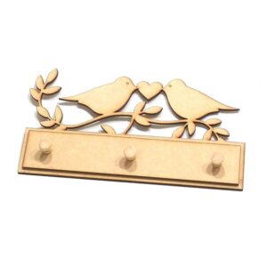 Porta-llaves calado MDF 3mm - Mod. 3