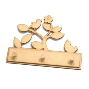 Porta-llaves calado MDF 3mm - Mod. 4