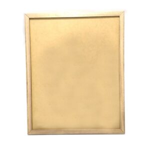 Portaretrato marco de kiri con vidrio para pintar 20x30 cm. plana 2 cm.