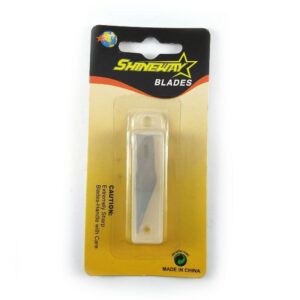 Hojas repuesto cortante cutter bisturi Shineway x 10 u.