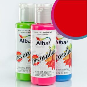 Acrilico decorativo Decoralba x 60 ml. - Tradicional - Rojo