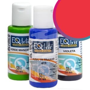 Acrilico decorativo EQarte x 50 cc. - Tradicional - Rojo tulipan