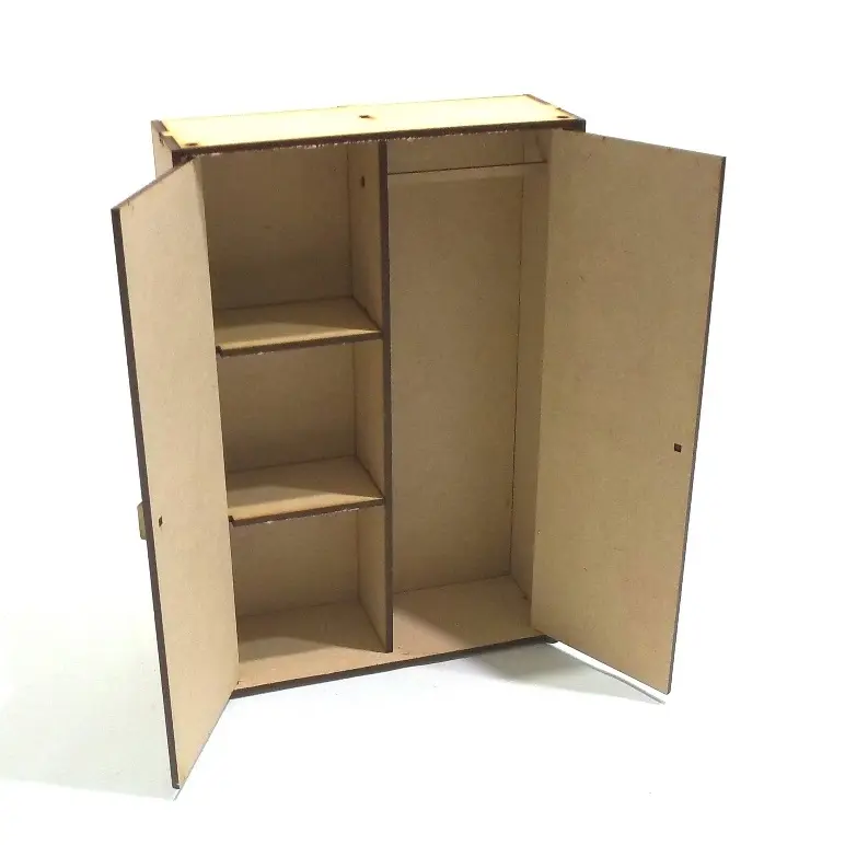 Ropero para casita de muñecas MDF 3mm - Imagen 3