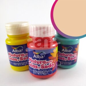 Pintura para telas y seda Alba x 40 ml. - Tradicional - Rosa piel