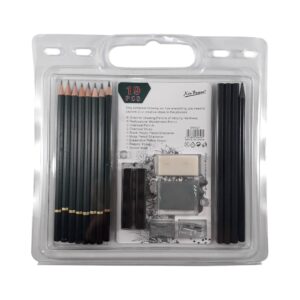 Set de dibujo 19 piezas completo lapices block y accesorios