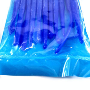 Set de estecas Creativa mini x12 u. plastico azul