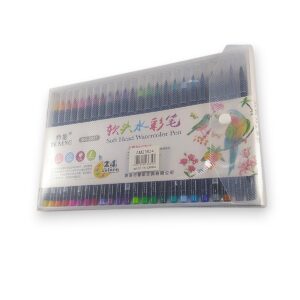 Marcadores punta pincel x24 colores