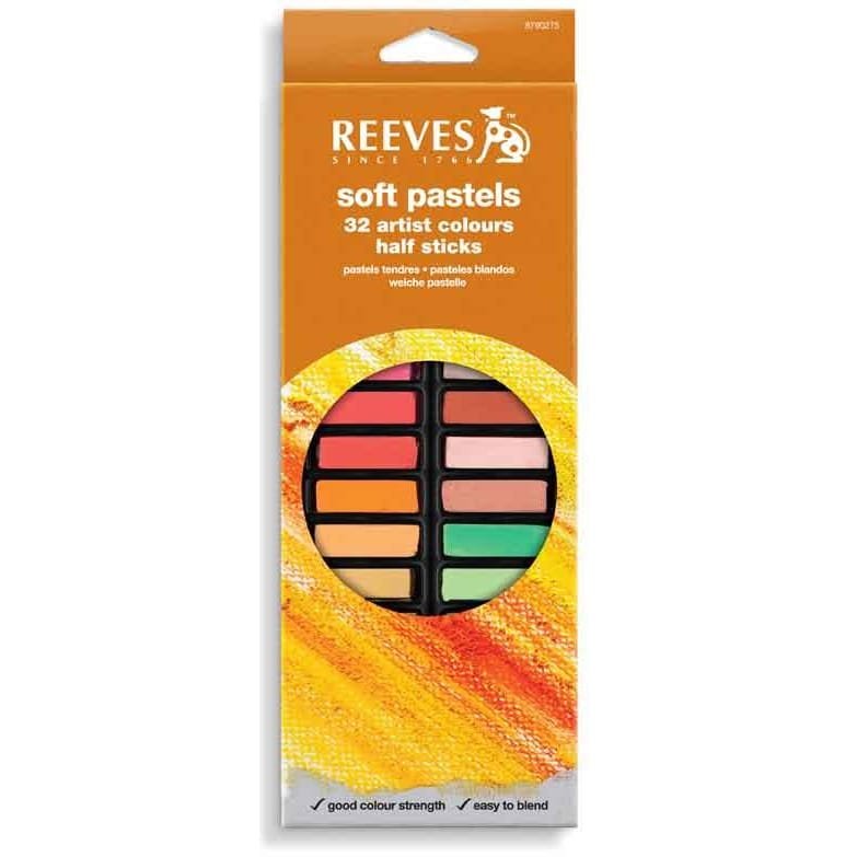 Set tizas pastel Reeves x 32 colores cortos