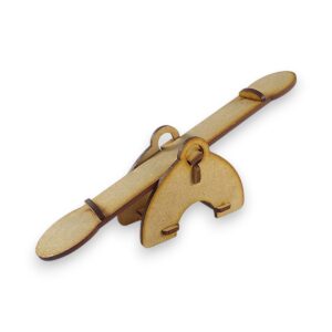 Sube y baja para casita de muñecas MDF 3mm