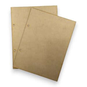 Tapas A4 x2u. perforacion simple MDF 3mm