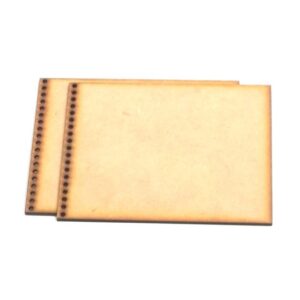 Tapas A6 x2u. perforacion espiralada para anotador MDF 3mm