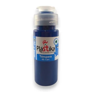 Tempera escolar Plastika 60ml. - Cian