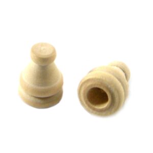 Terminal de madera - Perforacion 6 mm. x 50 u.