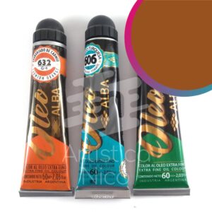 Oleo extrafino profesional Alba x 60 ml. G1 - Tierra siena natural 663