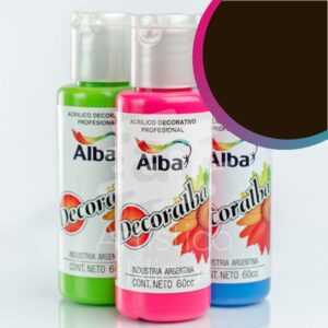 Acrilico decorativo Decoralba x 60 ml. - Tradicional - Tierra sombra natural