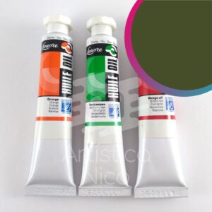 Oleo profesional L&B Louvre 20 ml. Tierra verde 483