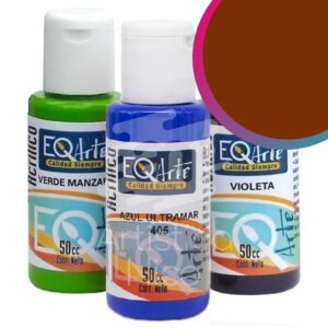 Acrilico decorativo EQarte x 50 cc. - Tradicional - Tierra sombra tostada