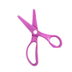 Tijera escolar cocodrilo para papel