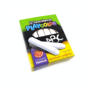Tizas blancas Playcolor x12u.