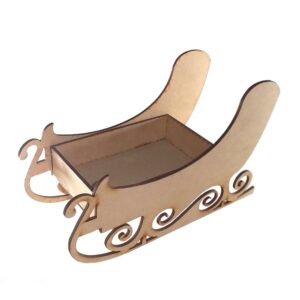 Trineo mediano 11x24 cm. altura 14 cm. MDF 3mm