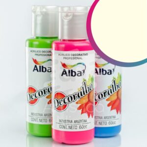 Acrilico decorativo Decoralba x 60 ml. - Tradicional - Vainilla