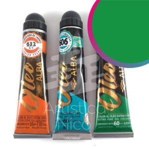 Oleo extrafino profesional Alba x 60 ml. G1 - Verde Verones (imit.) 698
