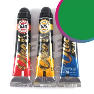 Oleo extrafino profesional Alba x 18 ml. G1 - Verde Verones (imit.) 698