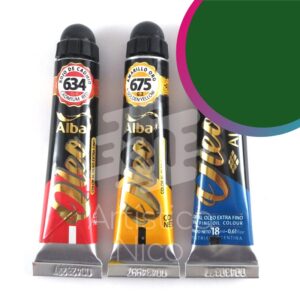 Oleo extrafino profesional Alba x 18 ml. G4 - Verde de cadmio 651