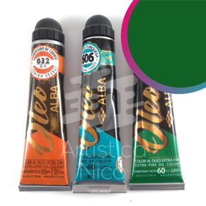 Oleo extrafino profesional Alba x 60 ml. G1 - Verde de cadmio (imit.) 653