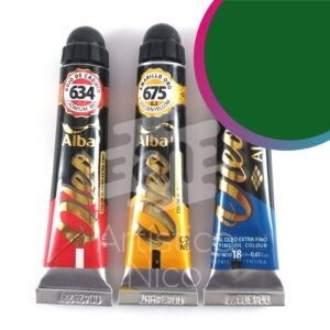 Oleo extrafino profesional Alba x 18 ml. G1 - Verde de cadmio (imit.) 653