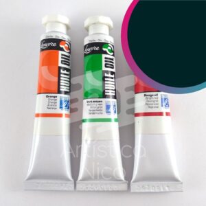 Oleo profesional L&B Louvre 20 ml. Verde esmeralda 529