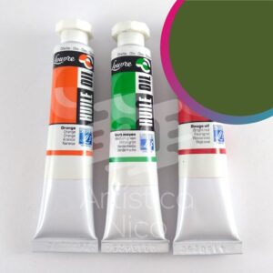 Oleo profesional L&B Louvre 20 ml. Verde oxido de cromo 542