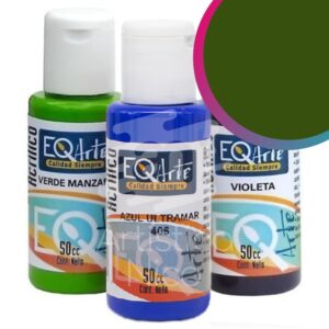 Acrilico decorativo EQarte x 50 cc. - Tradicional - Verde cromo oscuro