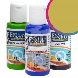 Acrilico decorativo EQarte x 50 cc. - Tradicional - Verde palta