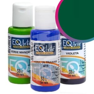 Acrilico decorativo EQarte x 50 cc. - Tradicional - Verde talo