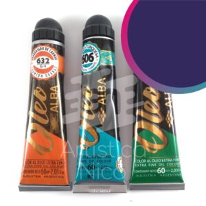 Oleo extrafino profesional Alba x 60 ml. G3 - Violeta dioxazina 691