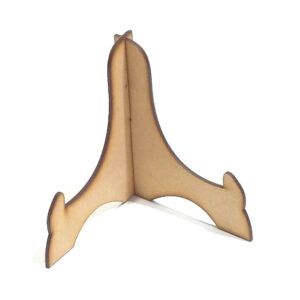 Pie de plato altura 8 cm. MDF 3mm