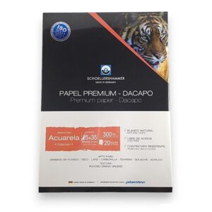 Papel para acuarela Schoeller Da Capo 300 gr. 25x35 - 20 hojas