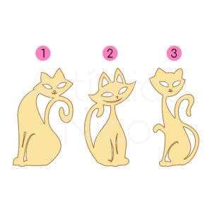 Figura calada gato 30 cm. MDF 3mm