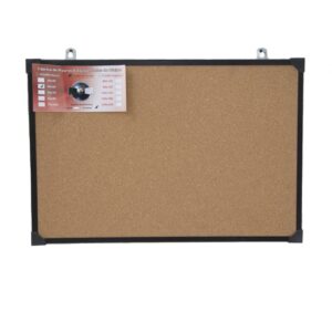 Pizarra de corcho marco metal 60x80cm.