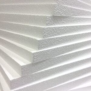 Plancha de telgopor 50 x 100 cm. espesor 5 cm.